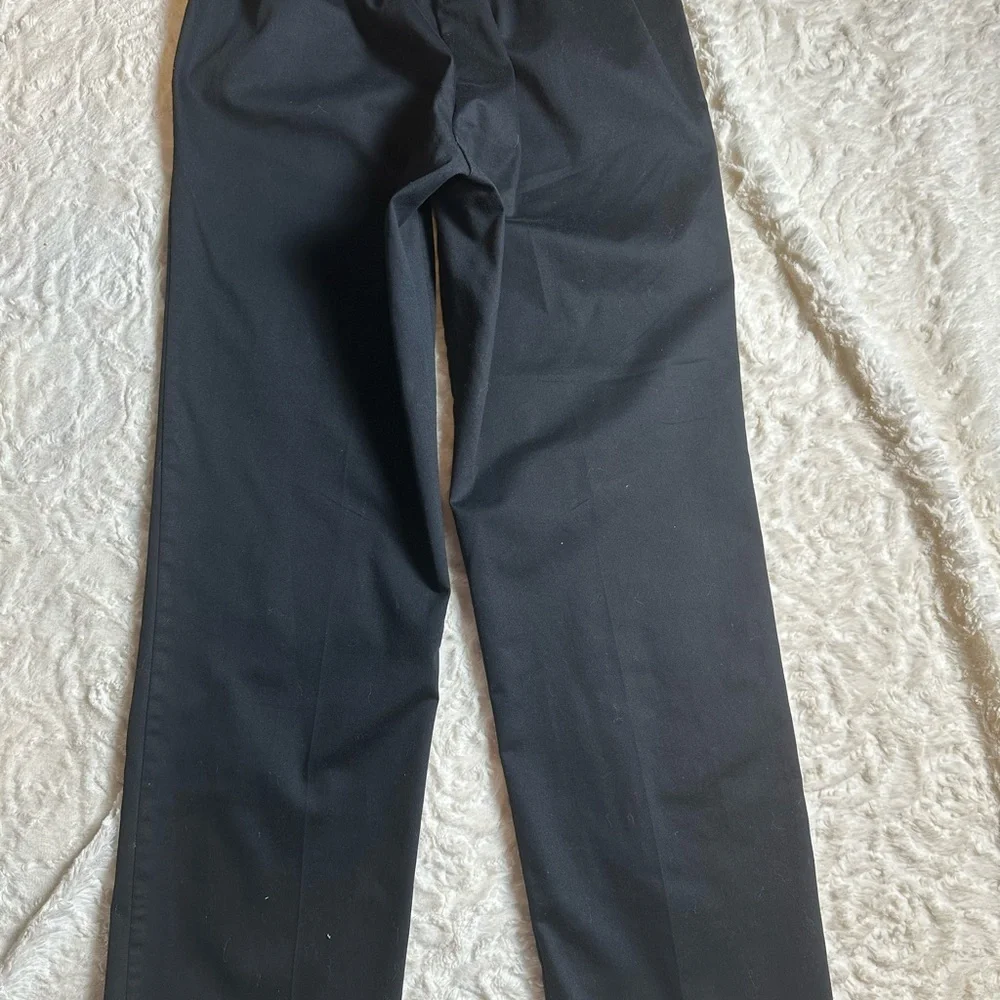 Alfred Dunner Black Pull On Pants Size 8 Stretch Comfort Waist - Picture 2 of 5